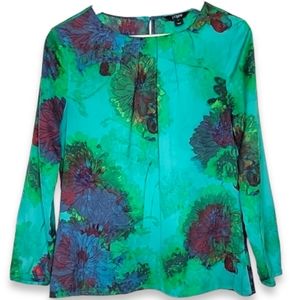 J. Crew Hothouse Floral Print Blouse, Size S
